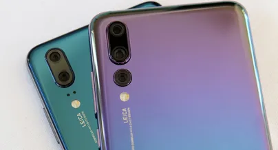 Two Huawei P20 Pro Handsets