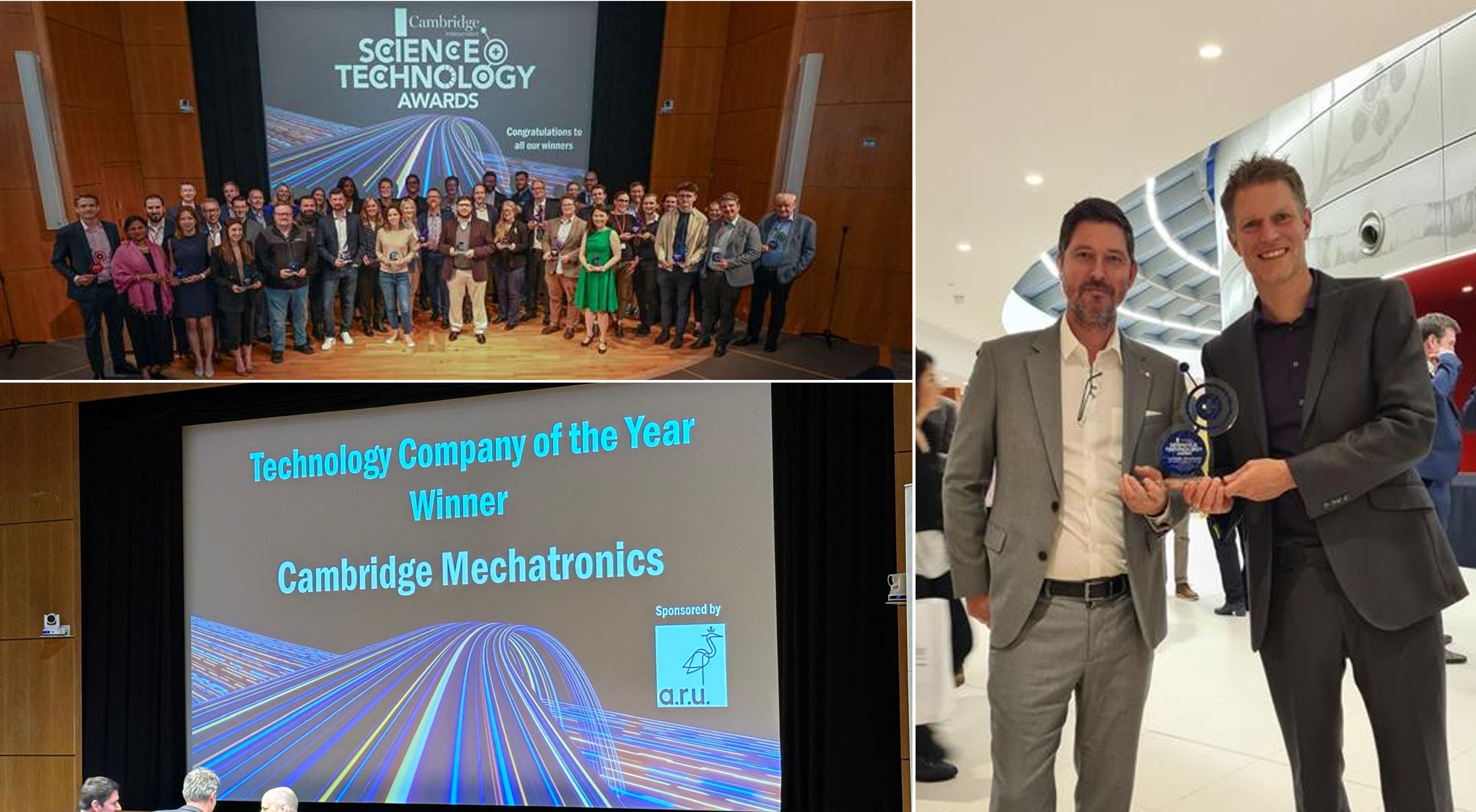 Cambridge Mechatronics Wins "Technology Company of the Year" Award